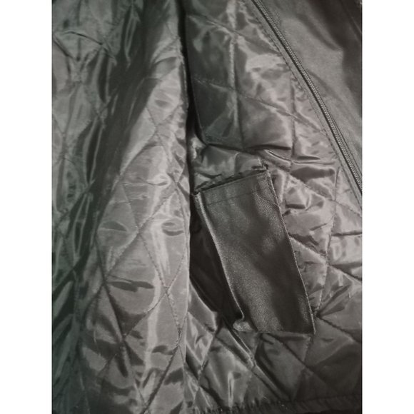 Vance Leather L Black Purple Butterfly Mesh Biker Riding Removable Lining Jacket - Picture 9 of 11